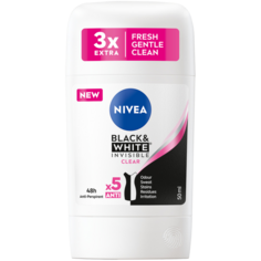 Nivea Black&amp;White Clear стик-антиперспирант для женщин, 50 мл