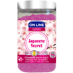 On Line Senses Japanese пенящаяся соль для ванн, 480 г