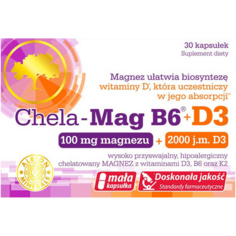 Olimp Chela-Mag B6 + D3 биологически активная добавка, 30 таблеток/1 упаковка ОЛИМП
