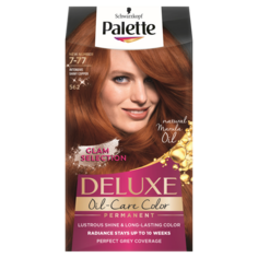 Palette Deluxe Oil-Care краска для волос 7-77 (562) интенсивный блестящий медный, 1 упаковка