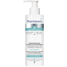 Pharmaceris A Puri-Sensimil очищающее молочко с микросферами для снятия макияжа с лица и глаз, 190 мл
