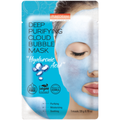 Purederm Bubble маска для лица с гиалуроновой кислотой, 25 г