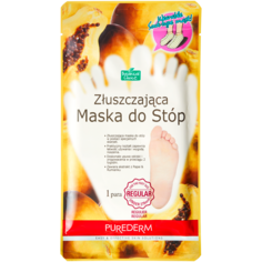 Purederm Złuszczająca отшелушивающая маска для ног в виде носков, 1 пара