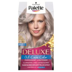 Palette Deluxe Oil-Care Color краска для волос 10-55 (240) холодный блонд, 1 упаковка