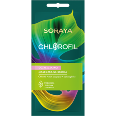Soraya Chlorofil очищающая глиняная маска для лица, 8 мл