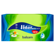 Velvet Balsam салфетки, 70 шт., 1 упаковка