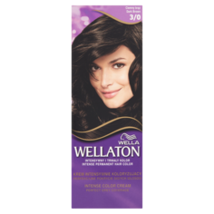 Wella Wellaton крем-краска 3/0 темно-коричневый, 1 упаковка