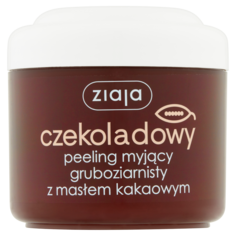 Ziaja Czekoladowy Крупнозернистый скраб для тела с маслом какао, 200 мл