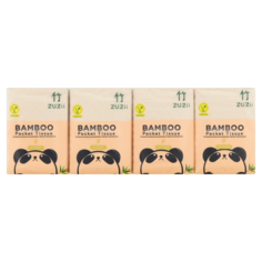 Zuzii Bamboo бамбуковые карманные салфетки, 8 шт/1 упаковка