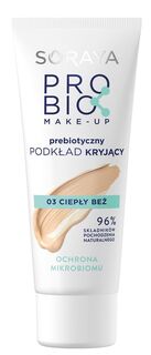 Soraya Probio Make-Up Праймер для лица, 03 Ciepły Beż