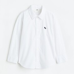 Рубашка H&amp;M Cotton, белая H&M