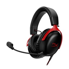 Игровые наушники HyperX Cloud III, черный/красный