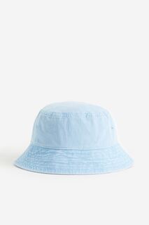 Панама H&amp;M Cotton Bucket Hat, голубой H&M