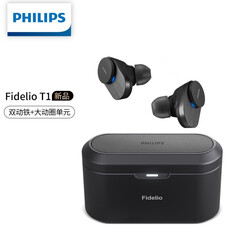 Беспроводные наушники Philips Fidelio T1, черный