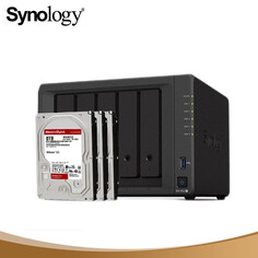 Сетевое хранилище Synology DS1522+ 5-дисковое с Western Digital Red WD80EFZZ 8 ТБ