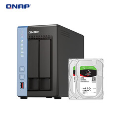 Сетевое хранилище QNAP TS-264C с 2 отсеками с 2 дисками по 8 ТБ