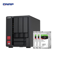 Сетевое хранилище QNAP TS-564-8G 5-дисковое с 3 дисками по 4Тб