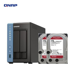 Сетевое хранилище QNAP TS-216 2-дисковое с 2 дисками по 4Тб