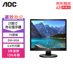 Монитор AOC E719SD/BK 17&quot; 2K 60Гц со светодиодной подсветкой