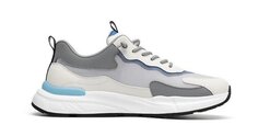 Кроссовки Eblan Mesh Sports Trendy (размер 41) Unisex, белый/голубой/серый