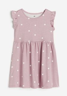 Платье с принтом H&amp;M Points Print, светло-розовый H&M