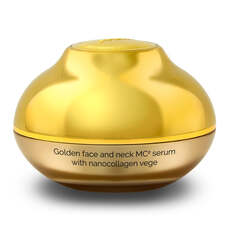 HiSkin Сыворотка SkinLed Golden Face And Neck MC2 с наноколлагеном Vege коллагеновая золотая сыворотка для лица 30 мл