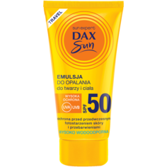Dax Sun эмульсия для загара для лица и тела SPF50 Travel, 50 мл