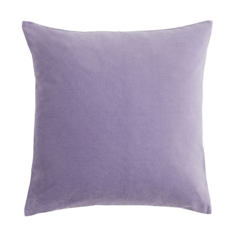 Чехол для декоративной подушки H&amp;M Home Cotton Velvet, фиолетовый