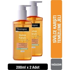 Гель для умывания Neutrogena Facial Cleansing Gel 200 мл, 2 шт