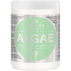 Kallos Algae увлажняющая и восстанавливающая защитная маска для волос, 1000 мл