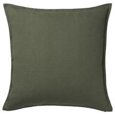 Чехол на подушку Ikea Gurli 50x50 см, темно-зеленый