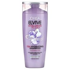 Шампунь L&apos;Oréal Elvive Hyaluron + Plump 72H Hydrating для сухих обезвоженных волос, 375 мл L'Oreal