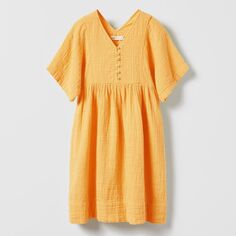 Платье Zara Textured, оранжевый