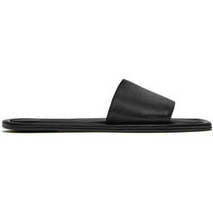 Сандалии Zara Minimalist Flat Leather, черный