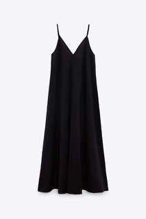 Платье Zara Voluminous, черный