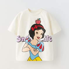 Футболка Zara Disney, кремовый