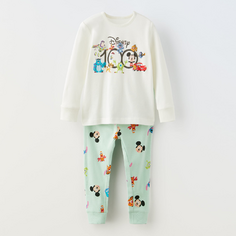 Пижама Zara Mickey Mouse And Friends Disney 100th Anniversary, белый