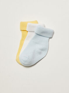 Базовые детские носки унисекс, 3 шт. в упаковке LCW Baby