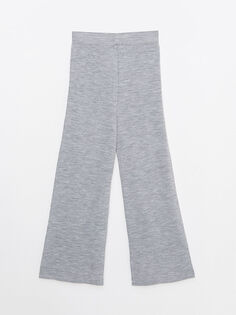 Прямые женские трикотажные брюки с эластичной резинкой на талии LCW Modest