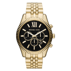 Часы наручные Michael Kors Lexington с хронографом, золотой