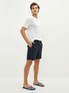 Базовые мужские пляжные шорты длиной до колена LCW SWIMWEAR