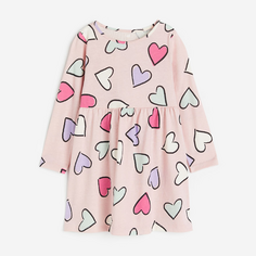 Платье H&amp;M Kids Cotton Jersey, светло-розовый H&M