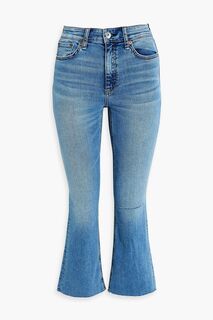 Расклешенные джинсы Nina с высокой посадкой RAG &amp; BONE, синий