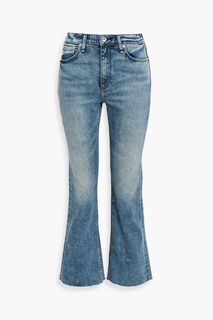 Расклешенные джинсы Nina с высокой посадкой RAG &amp; BONE, синий
