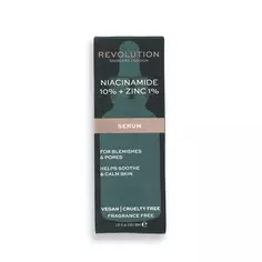 Revolution Skincare Сыворотка для очищения пор и угревой сыпи - 10% ниацинамид + 1% цинк