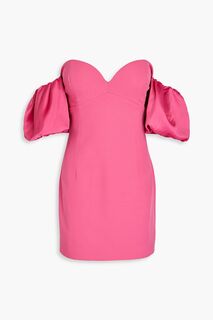 Платье мини из фай Andrea с открытыми плечами RONNY KOBO, розовый