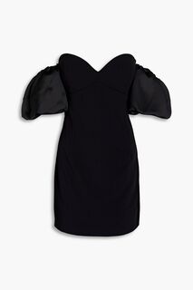 Платье мини из фай Andrea с открытыми плечами RONNY KOBO, черный