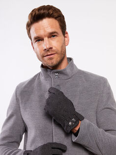 Кожаные мужские перчатки LCW Accessories