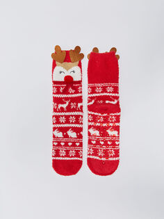 Женские домашние носки с рождественской тематикой LCW Dream