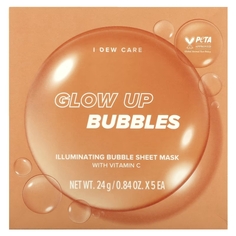 Осветляющая тканевая маска I Dew Care Glow Up Bubbles Bubble Beauty, 5 шт., 24 гр.